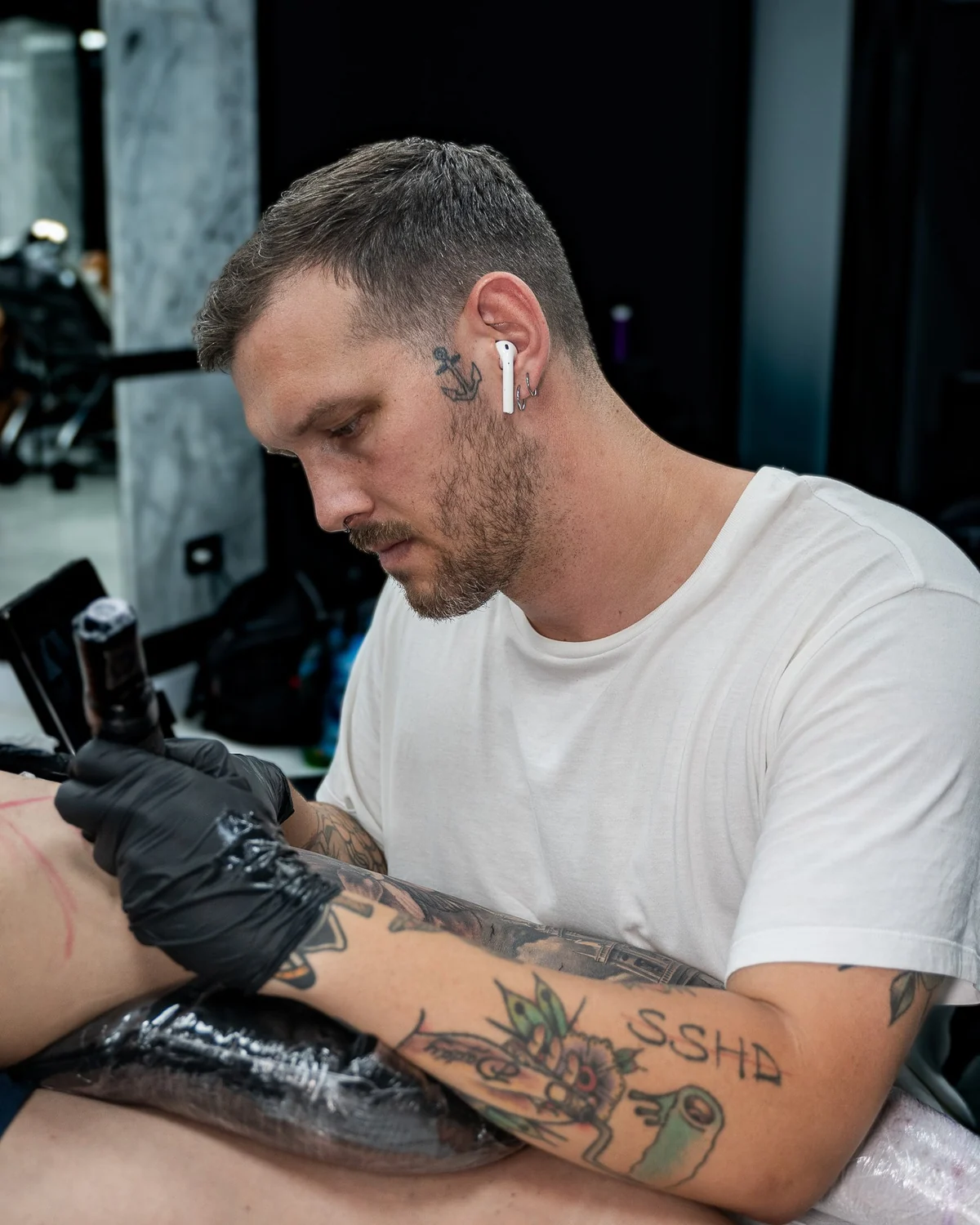 José Cereto, tattoo artist en The Club Tattoo & Barber