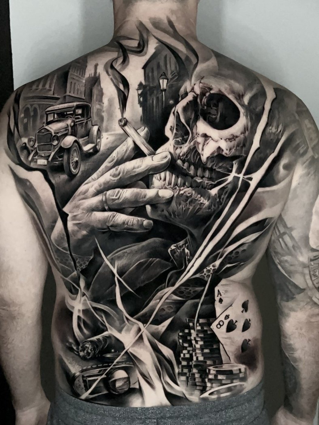 Tatuaje realizado por Diego Ruiz